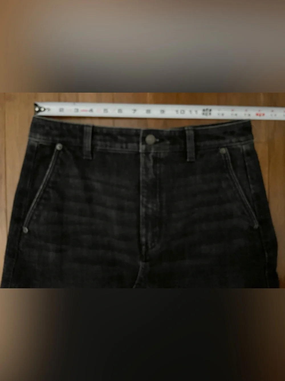Banana Republic Skirt Midi Maxi NWT 6 Black Denim Japan - Picture 8 of 16